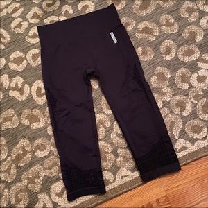 Gymshark ENERGY+ SEAMLESS CROPPED LEGGINGS large